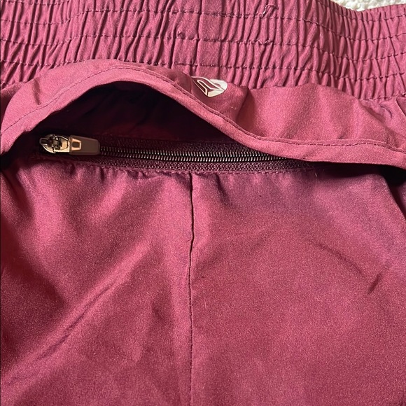 Maroon Women's Athletic Shorts - Picture 7 of 7